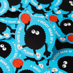 Woot Bears SF custom vinyl stickers