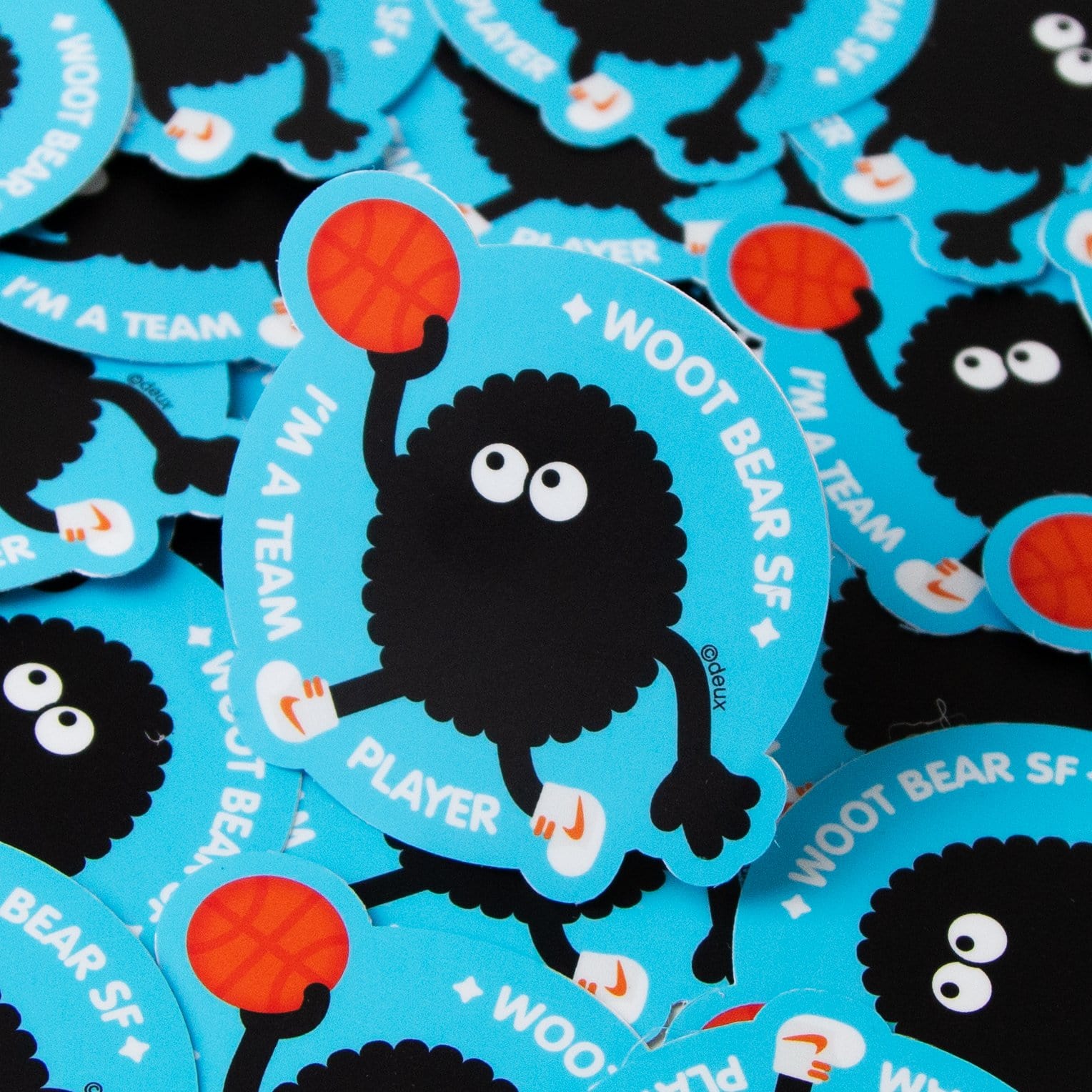 Woot Bears SF custom vinyl stickers