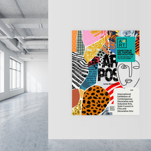 Modern Abstract Gallery Sticker Wall Wrap Wall Graphic image