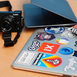 Multiple laptop stickers and computer decals Custom Laptop Stickers image