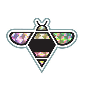 Prismatic holographic bee sticker collection-pdp-image Prismatic Holographic image