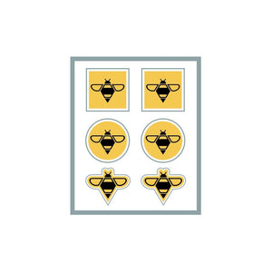 Sheet of 6 bee stickers collection-pdp-image Sticker Sheets image