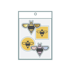 Sticker pack of various stickers of a bee collection-pdp-image Sticker Packs image