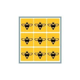 Yellow bee sheet label collection-pdp-image Sheet Labels image