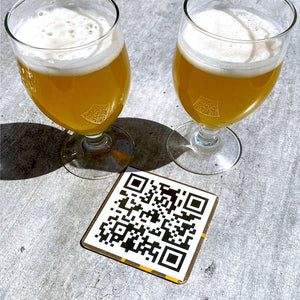 QR Code sticker for a restaurant menu QR Code Stickers image